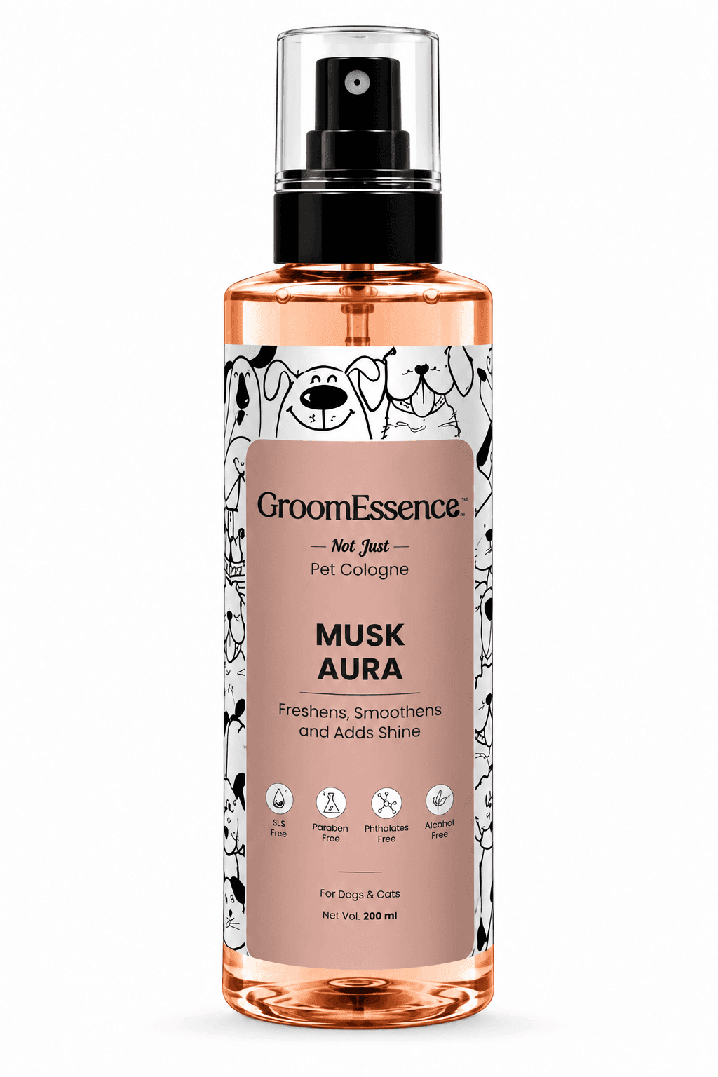 GroomEssence Pet Cologne - Musk Aura