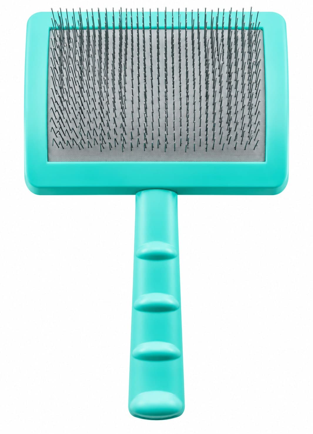 Tauro Pro Line Brush, Plastic, Thin Hard 11mmStainless Steel Pins, Mint, Large (17.5x10.6x6.2 cm)