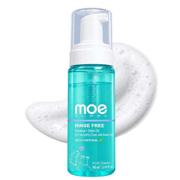 MOE Puppy Cleansing & Conditioning Waterless Shampoo & Conditioner for Dogs & Cats