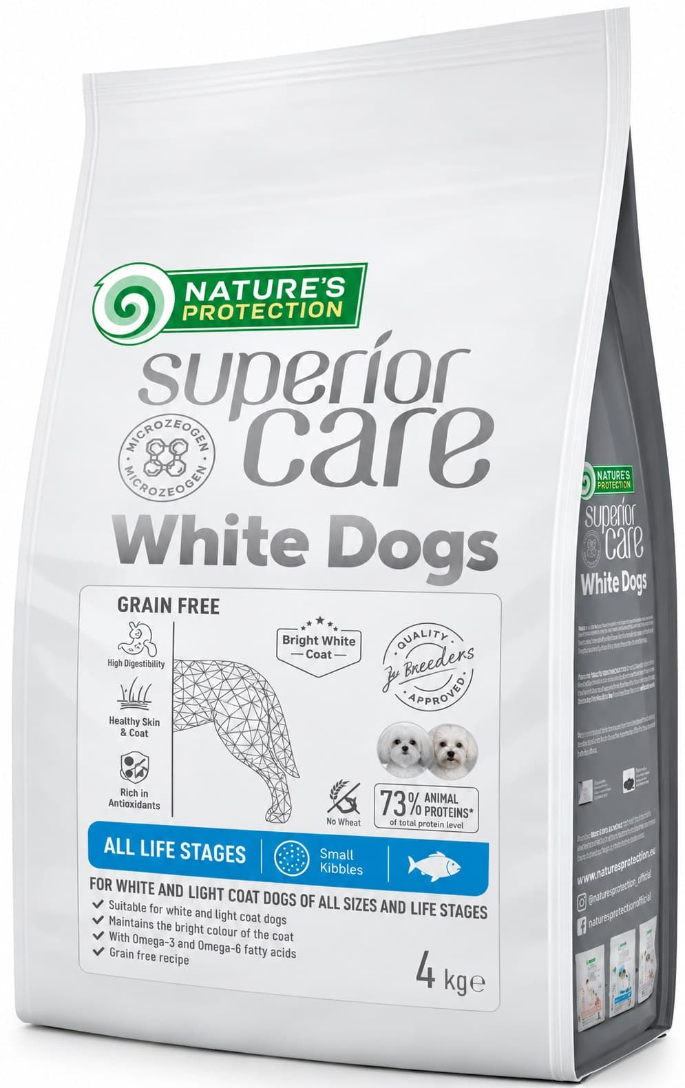 Natures Protection White Dogs All Life Stages