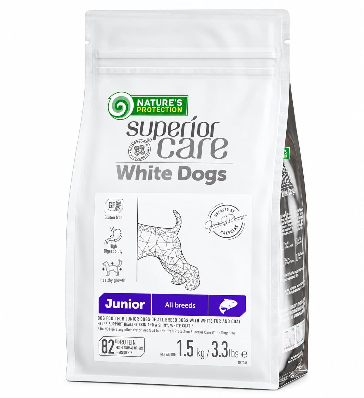 Natures Protection White Dogs GF Salmon Junior