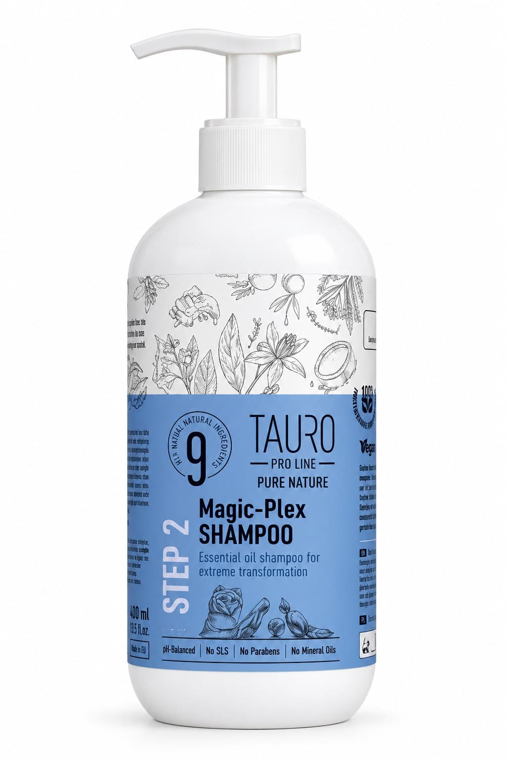 Tauro Pro Line Pure Nature Magic-Plex Coat Restoring Shampoo